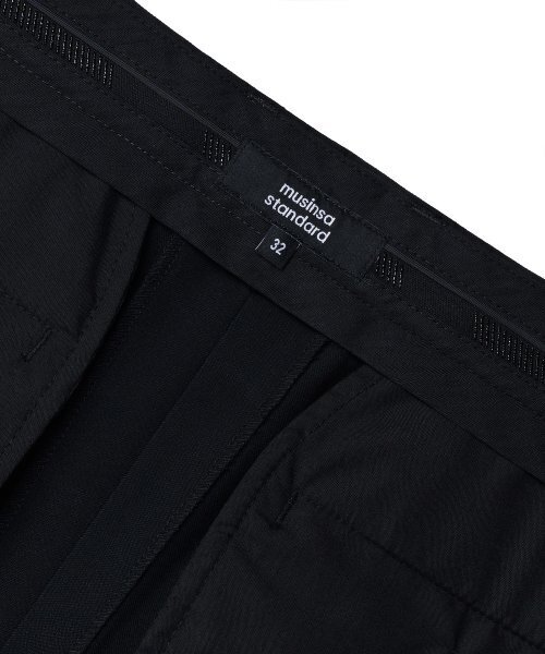 MUSINSA STANDARD（ムシンサスタンダード）の「エキゾーストテーパードスラックス[ブラック]（スラックス・メンズ・その他・28/29/36/32/31/26/27）」の7枚目の写真