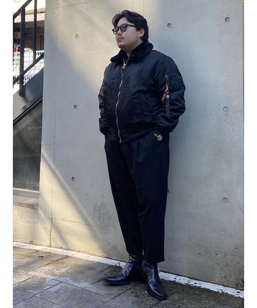 MUSINSA STANDARD（ムシンサスタンダード）の「エキゾーストテーパードスラックス[ブラック]（スラックス・メンズ・その他・28/29/36/32/31/26/27）」の10枚目の写真