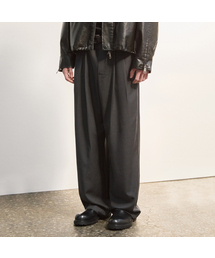 VTWO（ブイツー）の「(今シーズン)ロングワイドスラックス (グレー)（スラックス）」