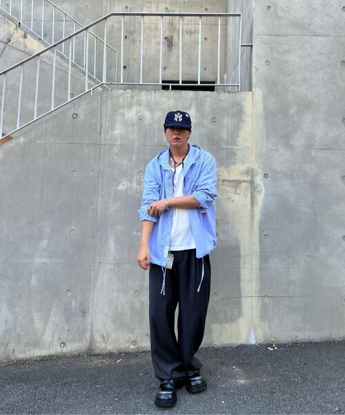 VTWO（ブイツー）の「(今シーズン)ロングワイドスラックス (グレー)（スラックス・メンズ・その他・LARGE/SMALL/MEDIUM）」の7枚目の写真