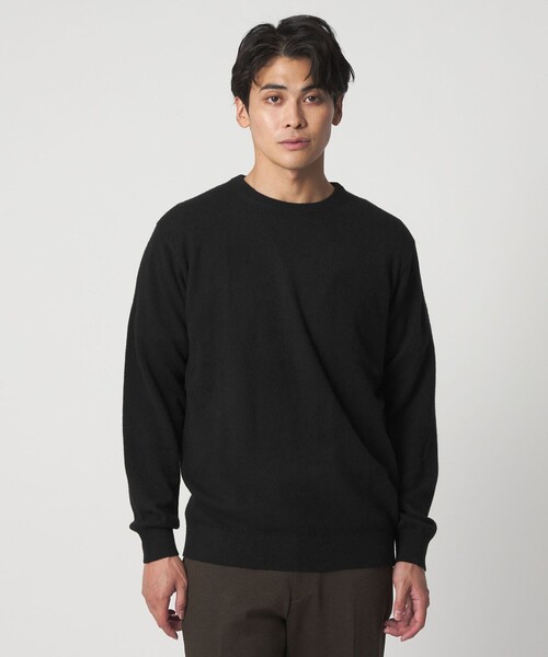 A DAY IN THE LIFE UNITED ARROWS(アデイインザライフユナイテッドアローズ)の「カシミヤ 天竺 ニット<A DAY IN THE LIFE>(ニット/セーター・メンズ・ブラック/ライトグレー/モカ・L/M)」の20枚目の写真