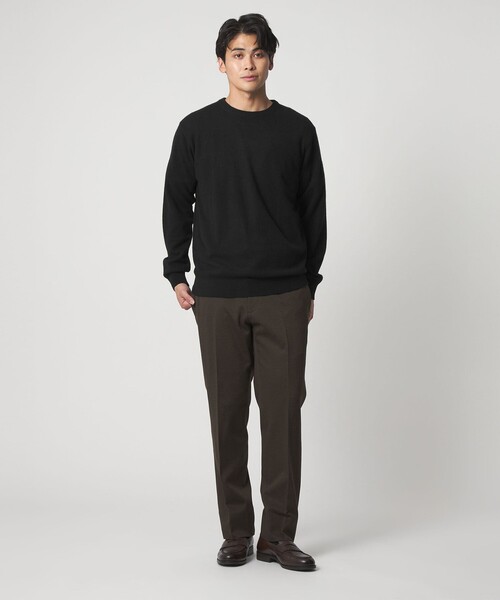 A DAY IN THE LIFE UNITED ARROWS(アデイインザライフユナイテッドアローズ)の「カシミヤ 天竺 ニット<A DAY IN THE LIFE>(ニット/セーター・メンズ・ブラック/ライトグレー/モカ・L/M)」の14枚目の写真