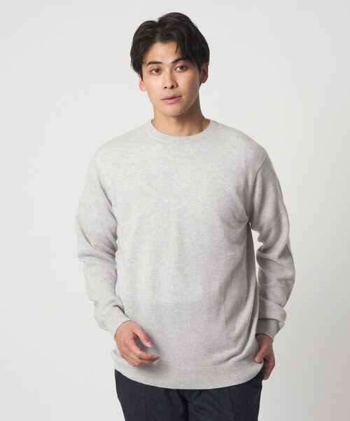 A DAY IN THE LIFE UNITED ARROWS(アデイインザライフユナイテッドアローズ)の「カシミヤ 天竺 ニット<A DAY IN THE LIFE>(ニット/セーター・メンズ・ブラック/ライトグレー/モカ・L/M)」の15枚目の写真