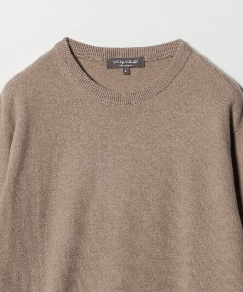 A DAY IN THE LIFE UNITED ARROWS(アデイインザライフユナイテッドアローズ)の「カシミヤ 天竺 ニット<A DAY IN THE LIFE>(ニット/セーター・メンズ・ブラック/ライトグレー/モカ・L/M)」の13枚目の写真