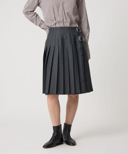 O'NEIL of DUBLIN × Steven Alan＞PLEATED SKIRT/スカート（スカート