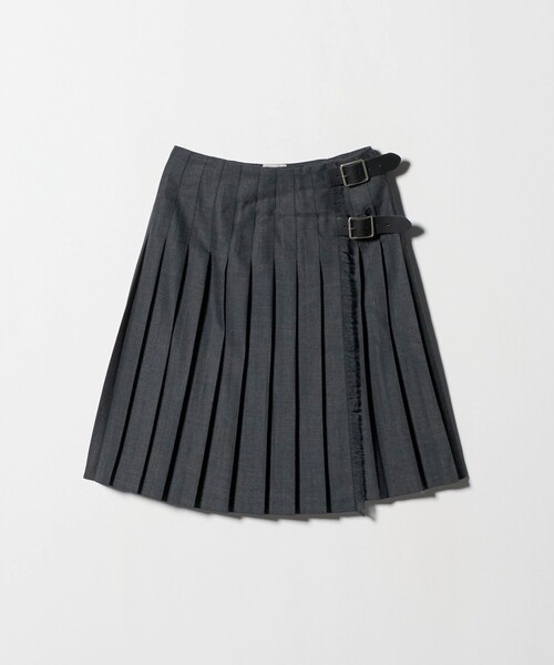 Steven Alan(スティーブンアラン)の「<O'NEIL of DUBLIN × Steven Alan>PLEATED SKIRT/スカート(スカート・レディース・パープル/ダークグレー・8/10)」の7枚目の写真