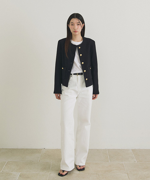 LINGSEOUL(リングソウル)の「gold button tweed jacket-black(テーラードジャケット・レディース・その他・SMALL/MEDIUM)」の4枚目の写真