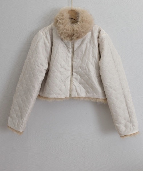 Miniministore(ミニミニストア)の「ファージャケット ふわふわファーボレロ冬(ブルゾン・レディース・ブラック/ベージュ/ブラウン/ホワイト・FREE)」の15枚目の写真