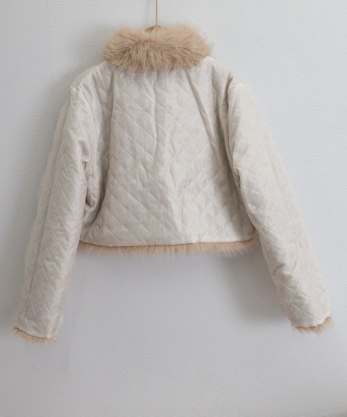 Miniministore(ミニミニストア)の「ファージャケット ふわふわファーボレロ冬(ブルゾン・レディース・ブラック/ベージュ/ブラウン/ホワイト・FREE)」の16枚目の写真