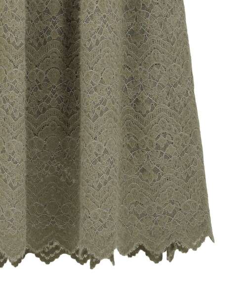 Green Parks(グリーンパークス)の「起毛レースティアードスカート(スカート・レディース・ブラック/グレイッシュベージュ/オフホワイト・FREE)」の12枚目の写真