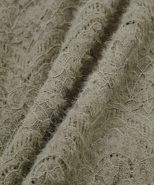 Green Parks(グリーンパークス)の「起毛レースティアードスカート(スカート・レディース・ブラック/グレイッシュベージュ/オフホワイト・FREE)」の9枚目の写真