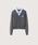 LA POMME petit�i���|�~�E�v�`�j�́uPreppy Fake Two Jeresy Cardigan�i�J�[�f�B�K��/�{�����j�v�b�O���[
