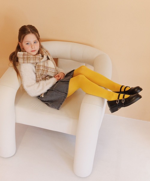 GLOBAL WORK（グローバルワーク）の「洗えるシャギーニット/606703（ニット/セーター・キッズ・レッド/イエロー/ミント/パープル/アイボリー/チャコールグレー/ブルー・130cm/140cm/150cm/160cm）」の10枚目の写真