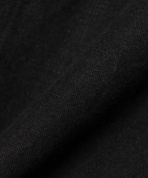 BEAMS F（ビームスエフ）の「リネン フレンチ カバーオール（ブルゾン・メンズ・ブラック/ベージュ・M/S/L）」の11枚目の写真