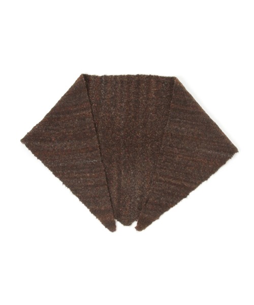 LEPSIM(レプシィム)の「三角ニットストール 606614(ストール/ショール・レディース・レッド/ブラウン/チャコールグレー・ONE SIZE)」の15枚目の写真