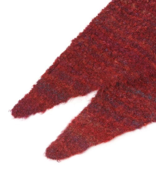 LEPSIM(レプシィム)の「三角ニットストール 606614(ストール/ショール・レディース・レッド/ブラウン/チャコールグレー・ONE SIZE)」の19枚目の写真