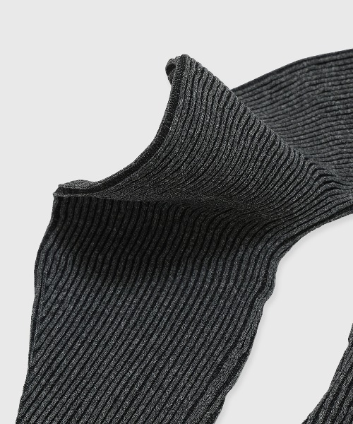 JOSE MOON(ジョゼムーン)の「ESCARGOT SLEEVE KNIT/エスカルゴスリーブニット(ニット/セーター・レディース・チャコールグレー/アイボリー/モカ・FREE)」の4枚目の写真