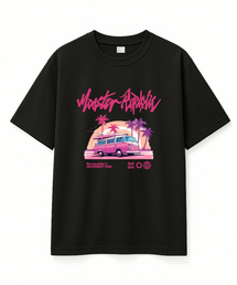 MONSTER REPUBLIC（モンスターリパブリック）の「トロピカルビビッドTシャツブラック_8152（Tシャツ/カットソー）」