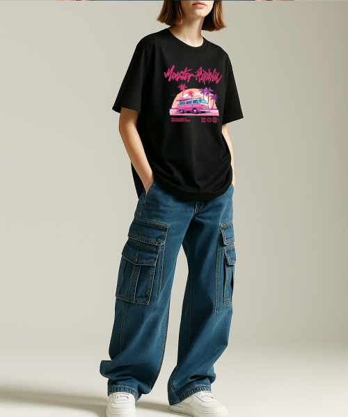 MONSTER REPUBLIC(モンスターリパブリック)の「トロピカルビビッドTシャツブラック_8152(Tシャツ/カットソー・レディース・その他・SMALL/MEDIUM/LARGE/X-LARGE)」の5枚目の写真