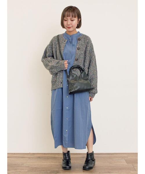 Samansa Mos2（サマンサ モスモス）の「トライアングルミニバッグ（ハンドバッグ・レディース・シルバー/ブラック・F）」の7枚目の写真