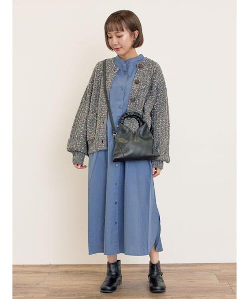 Samansa Mos2（サマンサ モスモス）の「トライアングルミニバッグ（ハンドバッグ・レディース・シルバー/ブラック・F）」の8枚目の写真