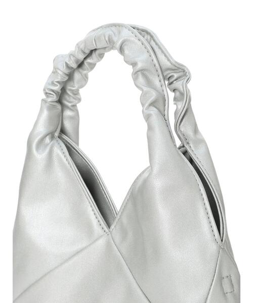 Samansa Mos2（サマンサ モスモス）の「トライアングルミニバッグ（ハンドバッグ・レディース・シルバー/ブラック・F）」の13枚目の写真