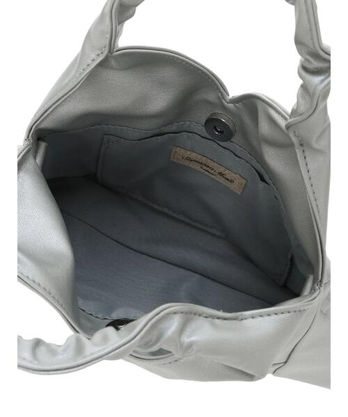 Samansa Mos2（サマンサ モスモス）の「トライアングルミニバッグ（ハンドバッグ・レディース・シルバー/ブラック・F）」の16枚目の写真