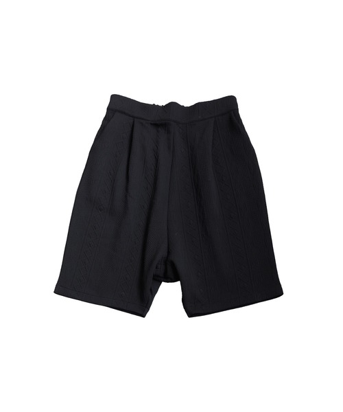 antiqua(アンティカ)の「立体柄 サルエルハーフパンツ(その他パンツ・レディース・グレー/ブラック・ONESIZE)」の9枚目の写真