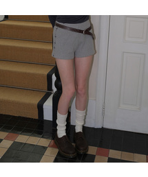 C RIBBED SHORTS_GREY