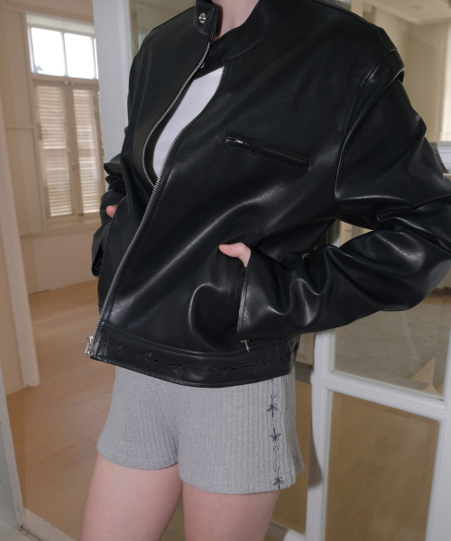 CURETTY(キュリティ)の「C RIBBED SHORTS_GREY(その他パンツ・レディース・グレー・SMALL)」の3枚目の写真