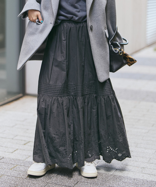 セール】《追加2》エンブロイダリーレーススカート（スカート）｜Spick