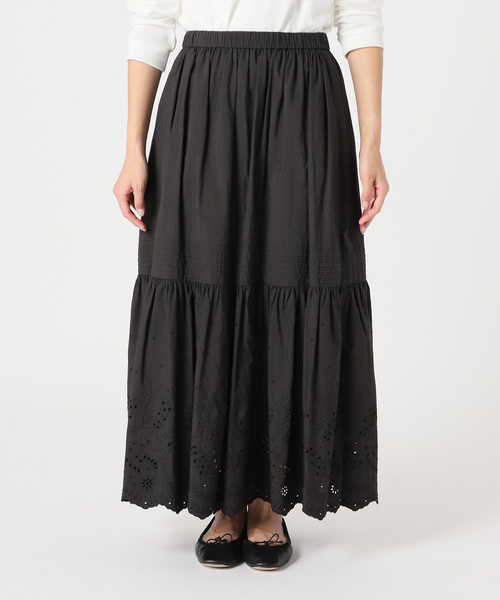 追加2》エンブロイダリーレーススカート（スカート）｜Spick & Span