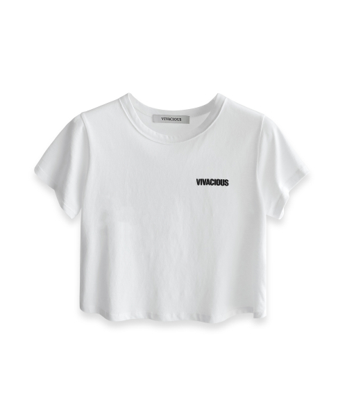 Vivacious(ビバシャス)の「Adia Crop Tee BLACK(Tシャツ/カットソー・レディース・ブラック・SMALL/MEDIUM)」の5枚目の写真