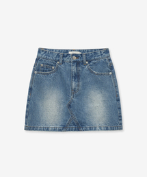 YALE（イェール）の「デニムミニスカート_ライトブルー（スカート）」