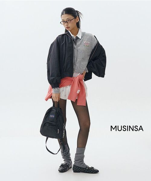 KHIHO（キホ）の「クリスタルバックルストラップバレリーナフラットブラック（バレエシューズ・レディース・ブラック・24.5cm/25cm/23cm/23.5cm/24cm）」の12枚目の写真