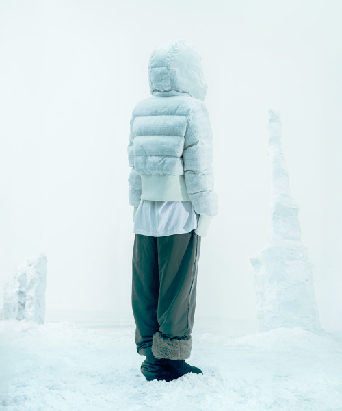 OJOS(オホス)の「Reversible Check Padded Jacket / Ivory(ダウンジャケット/コート・レディース・その他・2/3/1)」の3枚目の写真