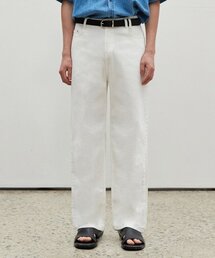 DECET（デケト）の「[Summer Ver]Semi Wide Jeans DCPT003Ivory（デニムパンツ・メンズ）」