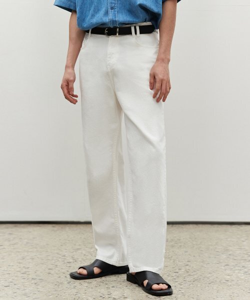 DECET（デケト）の「[夏生地]Semi Wide Jeans DCPT003Ivory（デニムパンツ・レディース・その他・30/26/28）」の11枚目の写真