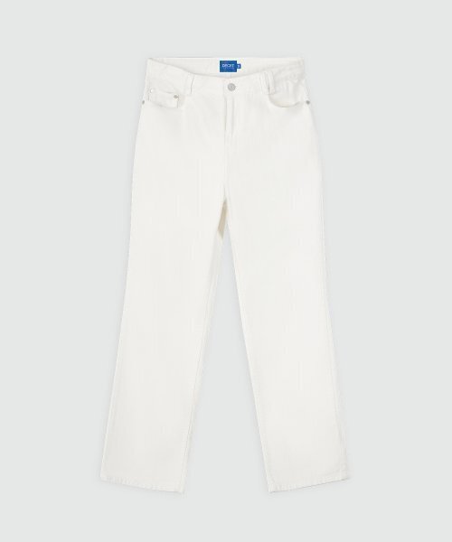 DECET（デケト）の「[夏生地]Semi Wide Jeans DCPT003Ivory（デニムパンツ・レディース・その他・30/26/28）」の12枚目の写真