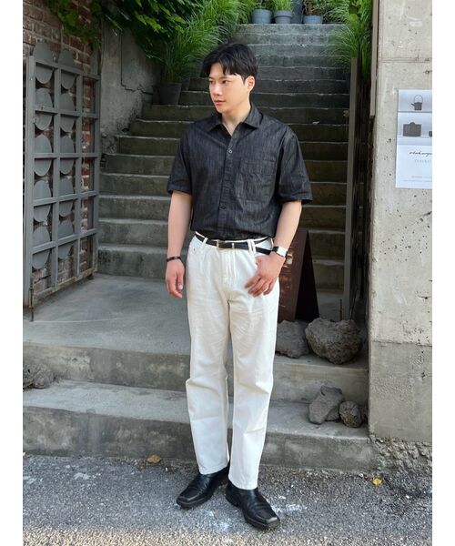 DECET（デケト）の「[夏生地]Semi Wide Jeans DCPT003Ivory（デニムパンツ・レディース・その他・30/26/28）」の14枚目の写真