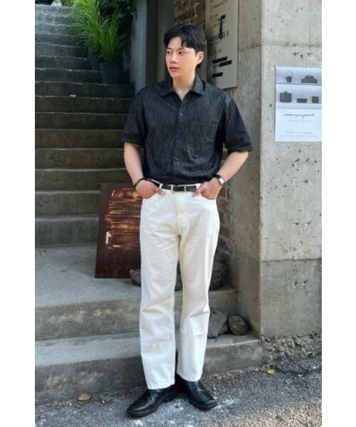 DECET（デケト）の「[夏生地]Semi Wide Jeans DCPT003Ivory（デニムパンツ・レディース・その他・30/26/28）」の15枚目の写真