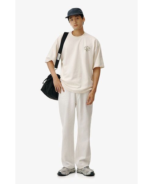 DECET（デケト）の「[夏生地]Semi Wide Jeans DCPT003Ivory（デニムパンツ・レディース・その他・30/26/28）」の2枚目の写真