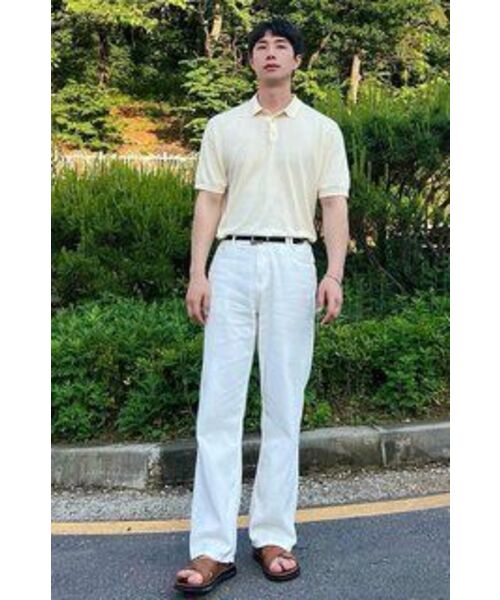 DECET（デケト）の「[夏生地]Semi Wide Jeans DCPT003Ivory（デニムパンツ・レディース・その他・30/26/28）」の3枚目の写真