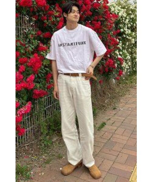 DECET（デケト）の「[夏生地]Semi Wide Jeans DCPT003Ivory（デニムパンツ・レディース・その他・30/26/28）」の4枚目の写真