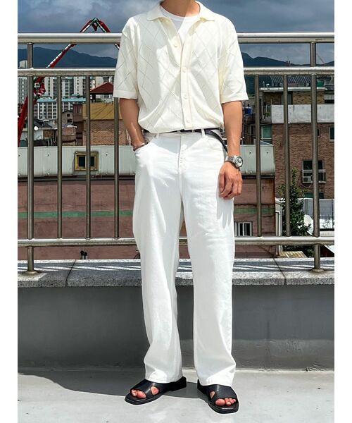 DECET（デケト）の「[夏生地]Semi Wide Jeans DCPT003Ivory（デニムパンツ・レディース・その他・30/26/28）」の22枚目の写真