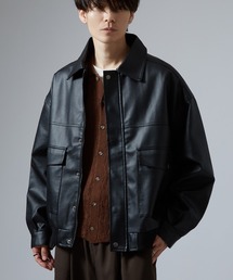 NULL（ヌル）の「【nl】A-2 PU フライトジャケット（ブルゾン）」