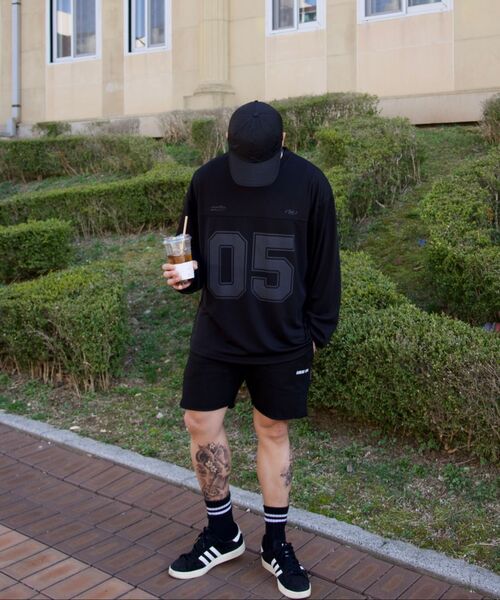 ARDENTSOUL（アーデントソウル）の「ヘビーアサムカッティングショートパンツ(ブラック)（その他パンツ・メンズ・その他・MEDIUM/X-LARGE/XX-LARGE/LARGE）」の2枚目の写真