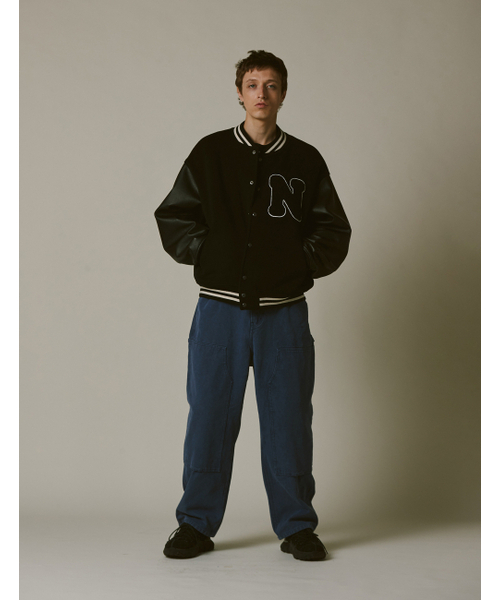 NAMERCLOTHING（ネイマークローディング）の「N BOUCLE VARSITY JACKET BLACK（スタジャン・レディース・その他・LARGE/X-LARGE/MEDIUM）」の3枚目の写真