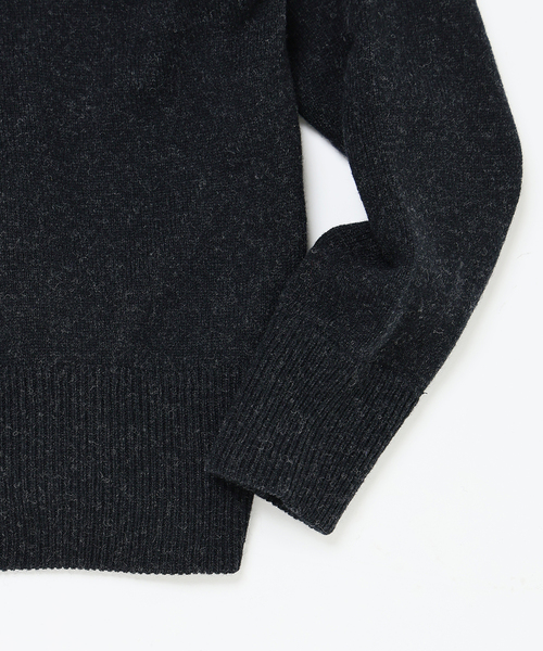 Ets.MATERIAUX（マテリオ）の「【L`etiquette × EDIFICE】フレンチ アーミー ニット（ニット/セーター・メンズ・ブルー系その他/チャコールグレー/ホワイト系その他・MEDIUM/LARGE）」の4枚目の写真