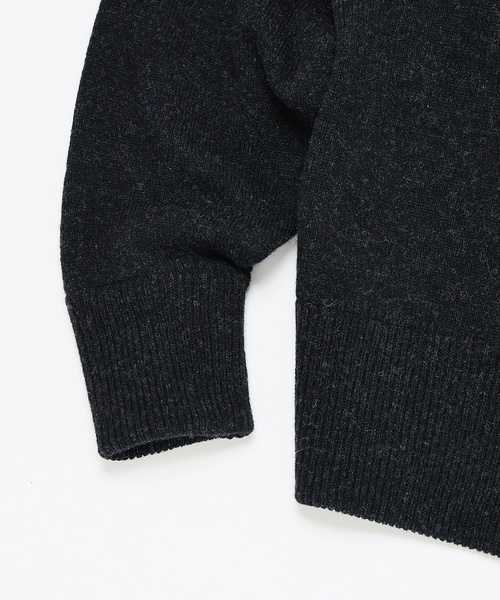 Ets.MATERIAUX（マテリオ）の「【L`etiquette × EDIFICE】フレンチ アーミー ニット（ニット/セーター・メンズ・ブルー系その他/チャコールグレー/ホワイト系その他・MEDIUM/LARGE）」の5枚目の写真